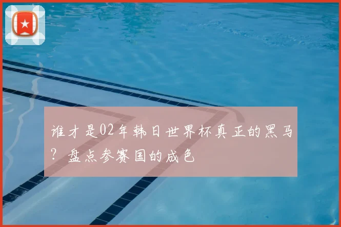 谁才是02年韩日世界杯真正的黑马？盘点参赛国的成色